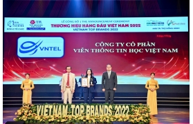 VNTEL đạt danh hiệu “Sản phẩm Dịch vụ Hàng đầu Việt Nam 2022”  